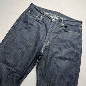 Levi's 550 Relaxed Mens Dark Wash Indigo Straight Leg Denim Jeans 38x29 Vintage